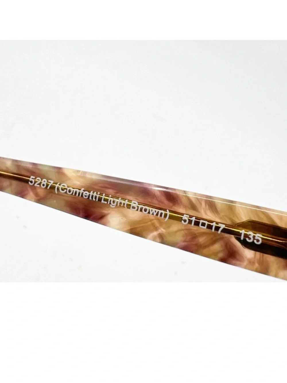 Coach Eyeglasses Women Brown Confetti HC 6065 5287 51-17-135